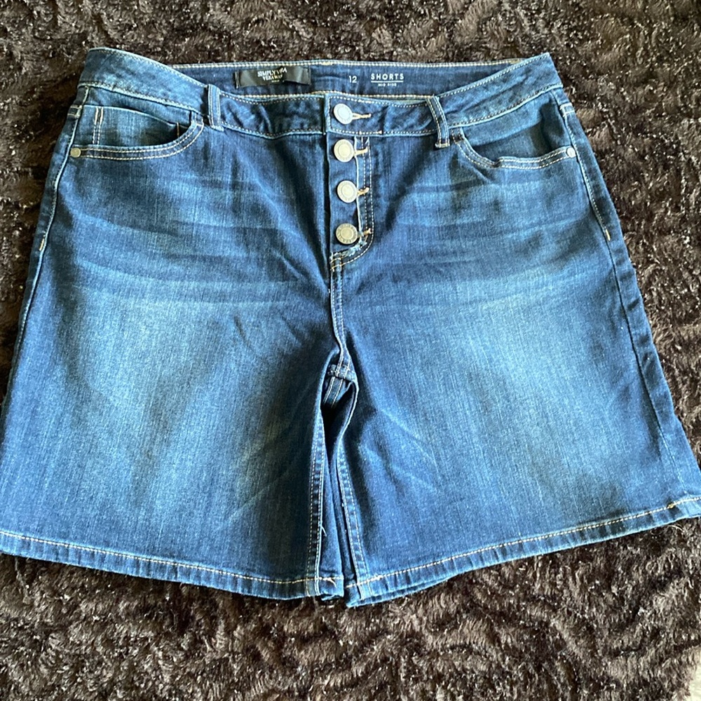 GUC Simply Vera Vera Wang Size 12 Shorts Mid Rise